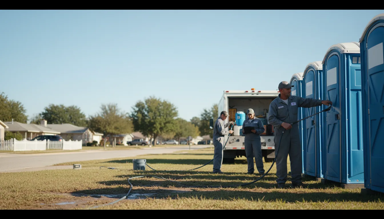 Long-Term Portable Toilet Rental in Stronghurst, IL near me